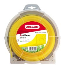 Fil débroussailleuse Carré Nylon Jaune ø4.0mm/32m Oregon 69-478-Y