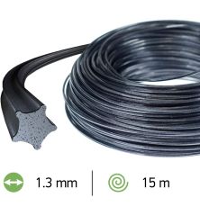 Filo per decespugliatore Etoile Nylium Starline Nero ø 1.3mm/15m Oregon 533744