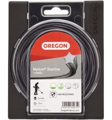 Filo per decespugliatore Etoile Nylium Starline Nero ø 2.0mm/15m Oregon 581222