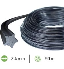 Filo per decespugliatore Etoile Nylium Starline Nero ø 2.4mm/90m Oregon 104883E