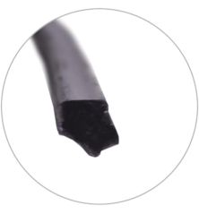 Línea de desbrozadora Etoile Nylium Starline Negro ø 2.4mm/15m Oregon 110985E