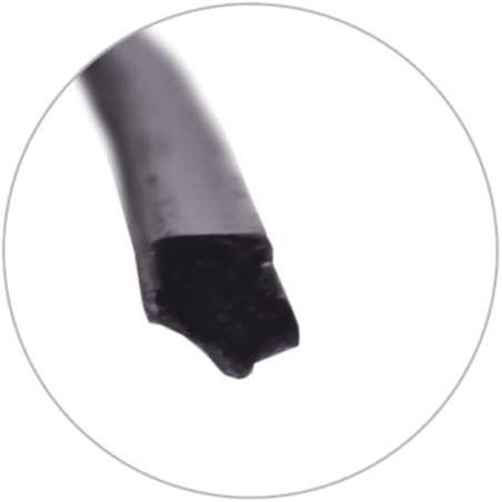 Línea de desbrozadora Etoile Nylium Starline Negro ø 2.4mm/15m Oregon 110985E
