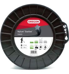 Fil débroussailleuse Etoile Nylium Starline Noir ø2.7mm/280m Oregon 559055