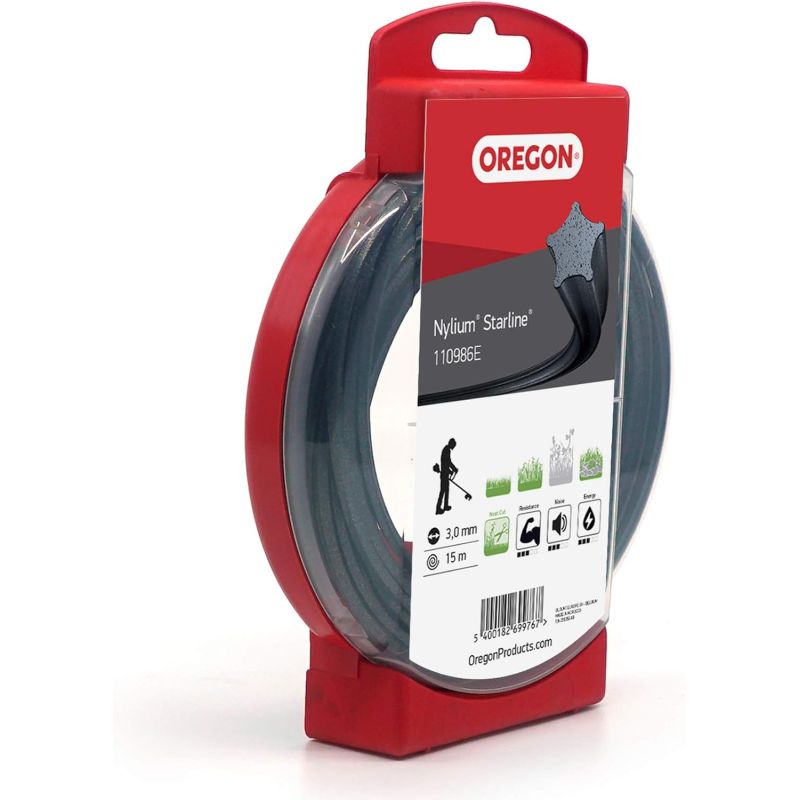 Bosmaaier Sterdraad Nylium Starline Zwart ø3.0mm/15m Oregon 110986E
