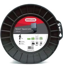 Linha Roçadeira Quadrada Nylium Preto ø 3.0mm/150m Oregon 109524E