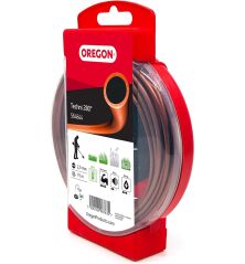 Fil débroussailleuse Rond Techni 280° Marron/Noir ø2.5mm/15m Oregon 564844