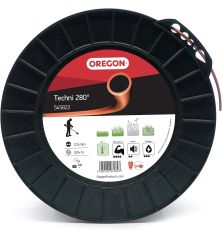 Fil débroussailleuse Rond Techni 280° Marron/Noir ø2.5mm/324m Oregon 545822