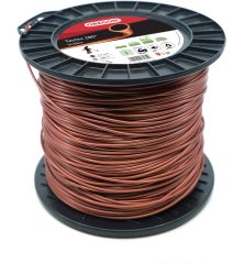Fil débroussailleuse Rond Techni 280° Marron/Noir ø2.7mm/280m Oregon 545823