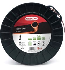 Fil débroussailleuse Rond Techni 280° Marron/Noir ø3.0mm/224m Oregon 545824