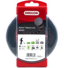 Fil débroussailleuse Rond Torsade Nylium Silencio Noir ø2.4mm/15m Oregon 800003