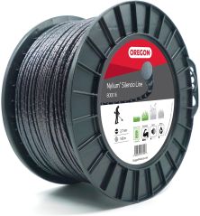 Linea Desbrozadora Redonda Trenzada Nylium Silencio Negro ø 2.7mm/140m Oregon 800016