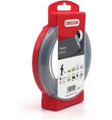 Linha cortadora de escova Redonda Duoline Transparente/Preto ø 2.4mm/15m Oregon 295367E