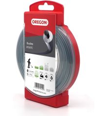 Linha cortadora de escova Redonda Duoline Transparente/Preto ø 2.4mm/15m Oregon 295367E