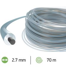 Freischneiderschnur Rund Duoline Transparent/Schwarz ø 2.7mm/70m Oregon 545828
