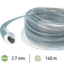 Brush cutter line Round Duoline Transparent/Black ø 2.7mm/140m Oregon 545829