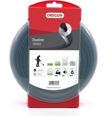 Fil débroussailleuse Rond Duoline Transparent/Noir ø3.0mm/60m Oregon 106502E