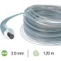 Bosmaaier draad Rond Duoline Transparant/Zwart ø3.0mm/120m Oregon 106504E