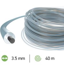 Freischneiderschnur Rund Duoline Transparent/Schwarz ø 3.5mm/40m Oregon 533742