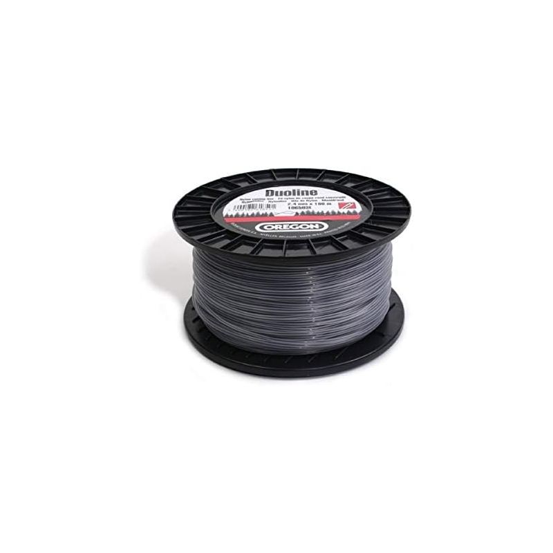 Round Brush Cutter Line Duoline Clear/Black ø3.5mm/84m Oregon 581219