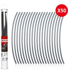 Linha Roçadeira Quadrada Flexi-blade Preto/Cinza ø 2.5mm/26cm Oregon 111112E