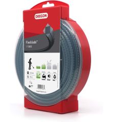 Freischneiderschnur Quadratische Flexi-Klinge Schwarz/Grau ø 2.5mm/53m Oregon 111080E