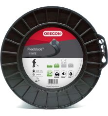 Linha Roçadeira Quadrada Flexi-blade Preto/Cinza ø 2.7mm/250m Oregon 111087E