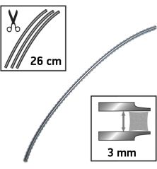 Freischneiderlinie Quadratische Flexi-Klinge Schwarz/Grau ø 3.0mm/26cm Oregon 111114E