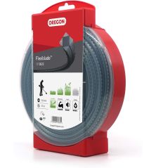 Fil débroussailleuse Carré Flexi-blade Noir/Gris ø3.0mm/37m Oregon 111082E