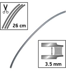 Freischneiderlinie Quadratische Flexi-Klinge Schwarz/Grau ø 3.5mm/26cm Oregon 111115E