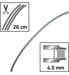 Freischneiderlinie Quadratische Flexi-Klinge Schwarz/Grau ø 4.0mm/26cm Oregon 111116E