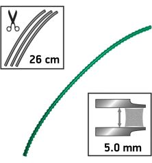 Fil débroussailleuse Carré Techni-Blade Vert ø5.0mm/26cm Oregon 539176