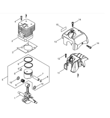 Kit Piston ECHO - P021041390