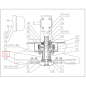 Upper Blade Piania DEL MORINO - GWW188D