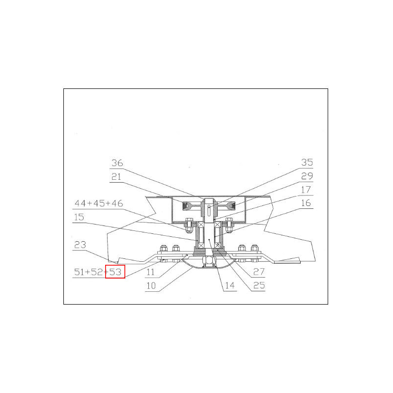 Parafuso M14x50 UNI DEL MORINO - 40100025