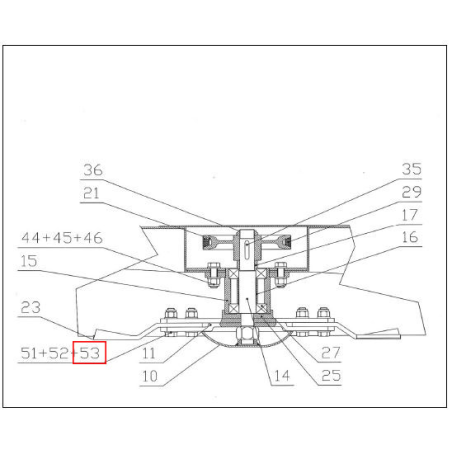 Parafuso M14x50 UNI DEL MORINO - 40100025