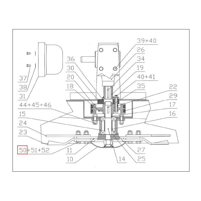 Screw UNI 5737 M 14x60 DEL MORINO - 40100109