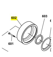 Bandage de roue motrice crantée pour modèle Te/gx12/cx14