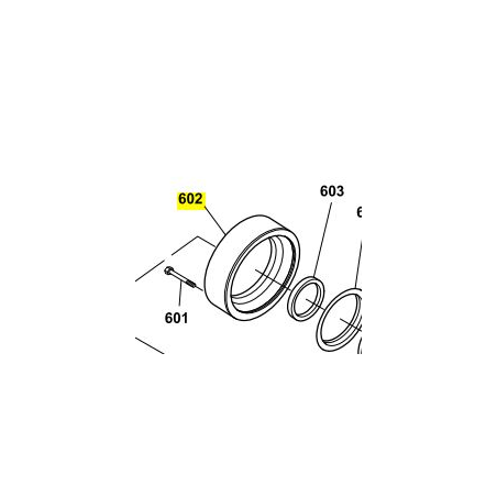 Bandage de roue motrice crantée pour modèle Te/gx12/cx14