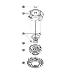 Copertura superiore per testata decespugliatore 539137 - Oregon 544357