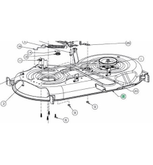 Piatto di taglio MTD 117 cm 683-05432A-S, 68305432AS