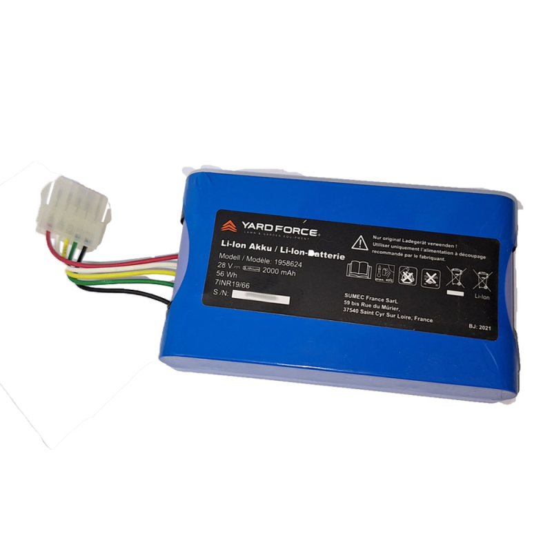 Batterie pour Robot Tondeuse 28 V 2.0 Ah YARDFORCE - 1958624001