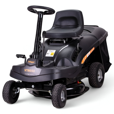 Tracteur-Tondeuse-Autoportée-VTR650-RIDER-61cm-avec-Bac-Jardin-affaires