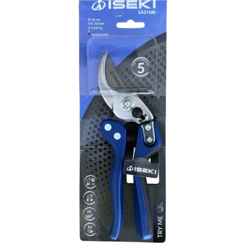 ISEKI Snoeischaar - SA210M snijdiameter 20 mm maat m voor semi-professioneel/professioneel gebruik ISEKI Snoeischaar - SA210M snijdiameter 20 mm maat m voor semi-professioneel/professioneel gebruik