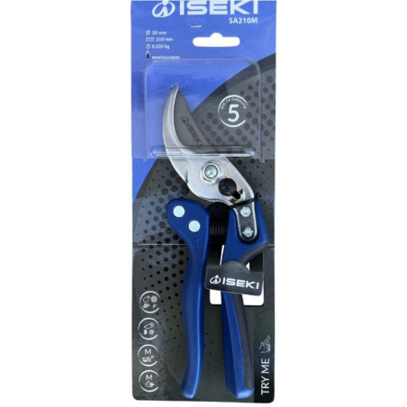 ISEKI pruning shears - SA210M diam. 20 mm cut size m for semi-pro/pro use