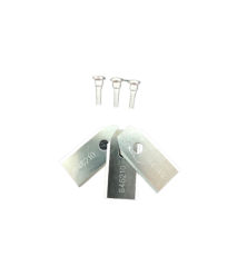 3 Cuchillas y tornillos para robot cortacésped Yard Force