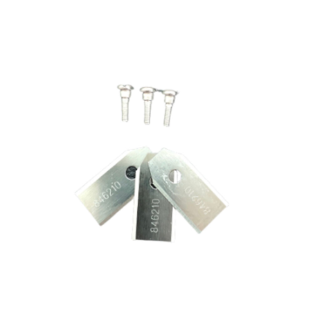 3 Cuchillas y tornillos para robot cortacésped Yard Force