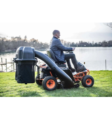 Bac de ramassage double APR BG22 pour Rider Tracteur Tondeuse autoportée à Batterie E559