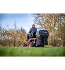 Bac de ramassage double APR BG22 pour Rider Tracteur Tondeuse autoportée à Batterie E559