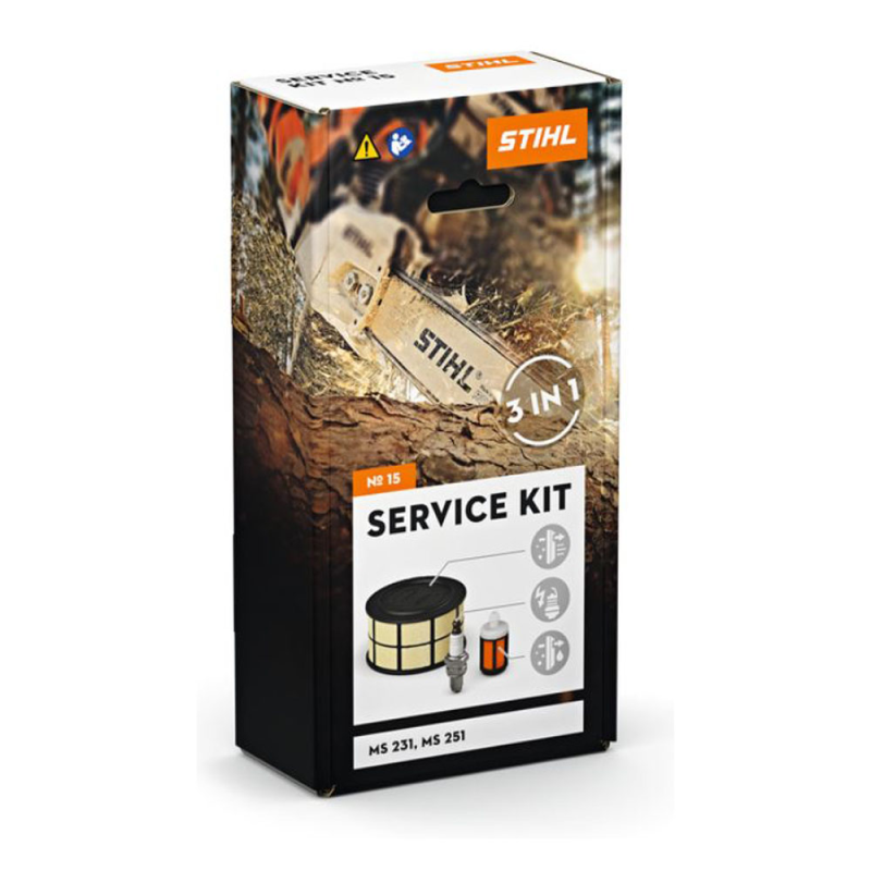 Kit de mantenimiento nº15 para Motosierra STIHL MS231, MS251 - 11430074100 Kit de mantenimiento nº15 para Motosierra STIHL MS231, MS251 - 11430074100