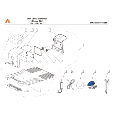 Rondelle plate pour CLASSIC 500